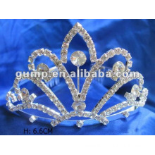 Silver crystal wedding tiara (GWST12-413)